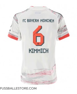Günstige Bayern Munich Joshua Kimmich #6 Auswärtstrikot Damen 2025-26 Kurzarm